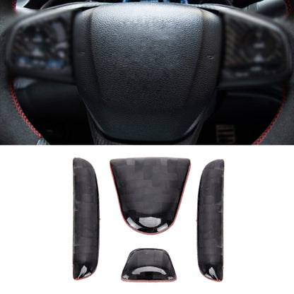 4 in 1 พวงมาลัย H โลโก้ Trim สติ๊กเกอร์รูปลอกสำหรับ Honda Civic 10th Gen, H Logo Trim