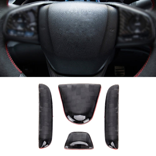 4 in 1 พวงมาลัย H โลโก้ Trim สติ๊กเกอร์รูปลอกสำหรับ Honda Civic 10th Gen, H Logo Trim