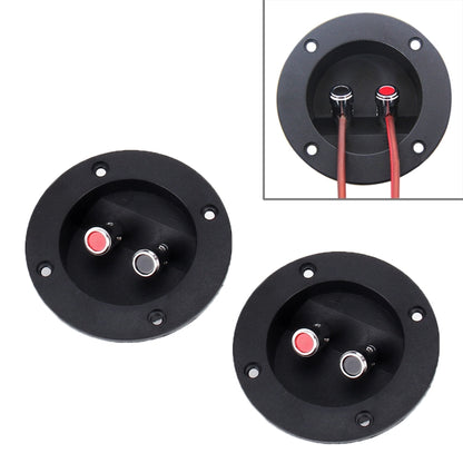 2 ชิ้น DIY รถบ้าน 2 ทางลำโพงกล่อง Terminal ถ้วยปลั๊กซับวูฟเฟอร์สเตอริโอ Binding Post, Car Stereo Binding Post
