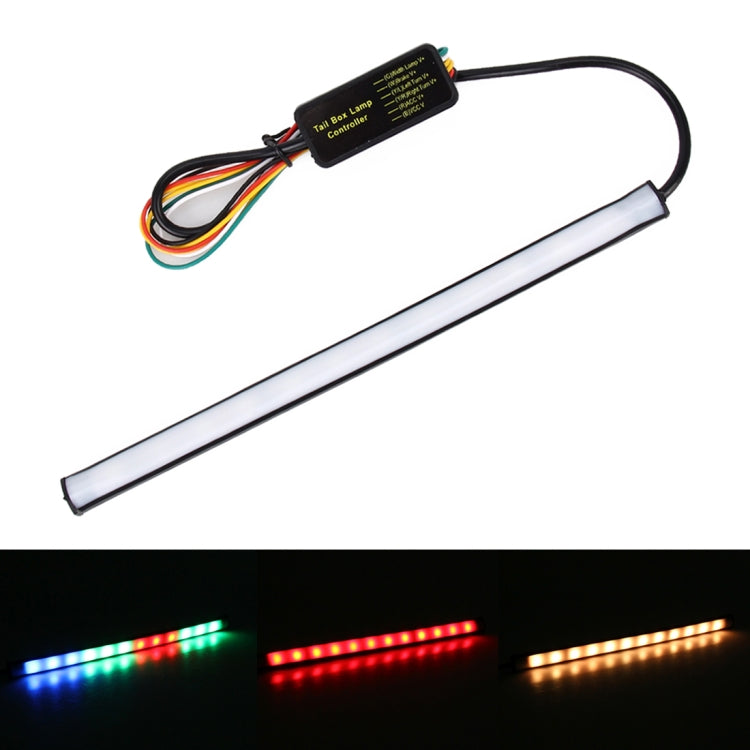 มอเตอร์ไซด์ DC 12V 1.3W หลอดไฟสีสันสดใสเลี้ยวสัญญาณไฟย้อนกลับอัตโนมัติ Daytime Running Light Source, 1.3W