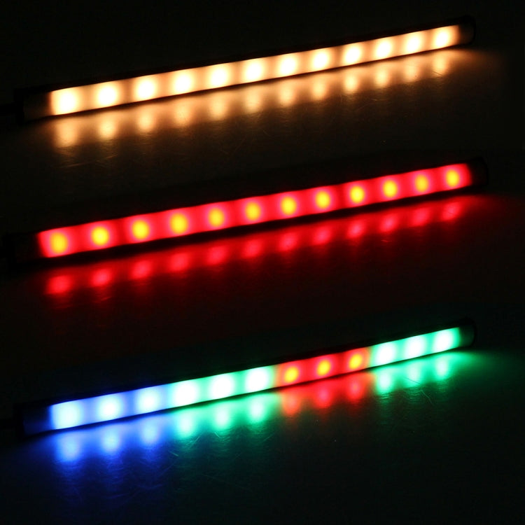 มอเตอร์ไซด์ DC 12V 1.3W หลอดไฟสีสันสดใสเลี้ยวสัญญาณไฟย้อนกลับอัตโนมัติ Daytime Running Light Source, 1.3W