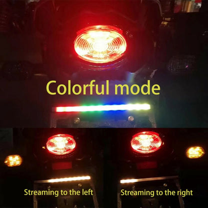 มอเตอร์ไซด์ DC 12V 1.3W หลอดไฟสีสันสดใสเลี้ยวสัญญาณไฟย้อนกลับอัตโนมัติ Daytime Running Light Source, 1.3W