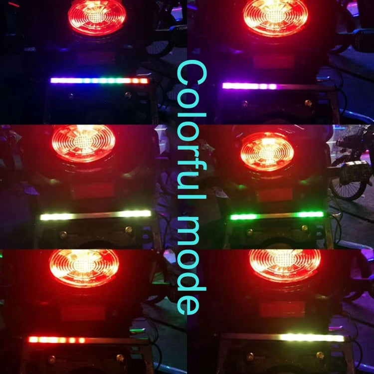 มอเตอร์ไซด์ DC 12V 1.3W หลอดไฟสีสันสดใสเลี้ยวสัญญาณไฟย้อนกลับอัตโนมัติ Daytime Running Light Source, 1.3W