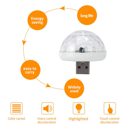 Universal PC รถ STAGE PARTY DJ USB ไฟ LED บรรยากาศ RGB สีสันตกแต่งโคมไฟขนาดเล็ก, Car Atmosphere Lights