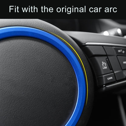 รถ Auto พวงมาลัยอลูมิเนียมแหวนฝาครอบสติกเกอร์ Trim ตกแต่งสำหรับ Jaguar, For Jaguar