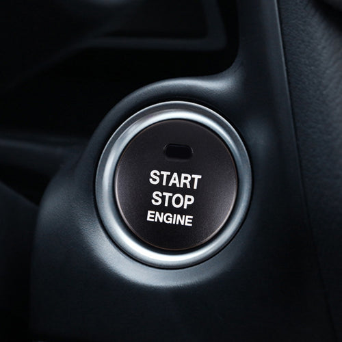 อลูมิเนียม 3D เครื่องยนต์ Start Stop Push ปุ่มฝาครอบสติกเกอร์ตกแต่งสำหรับ Mazda, for Mazda