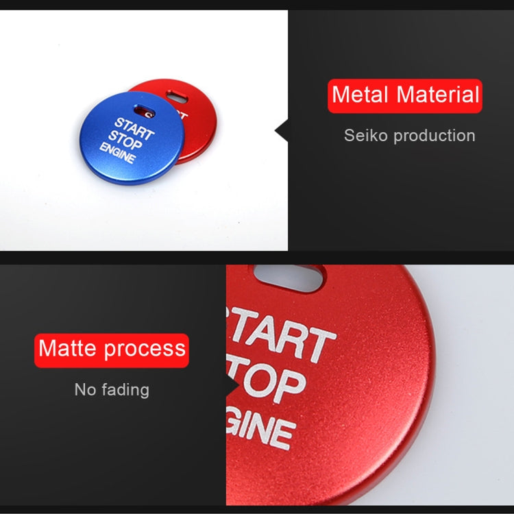 อลูมิเนียม 3D เครื่องยนต์ Start Stop Push ปุ่มฝาครอบสติกเกอร์ตกแต่งสำหรับ Mazda, for Mazda