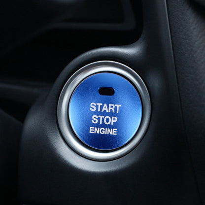 อลูมิเนียม 3D เครื่องยนต์ Start Stop Push ปุ่มฝาครอบสติกเกอร์ตกแต่งสำหรับ Mazda, for Mazda