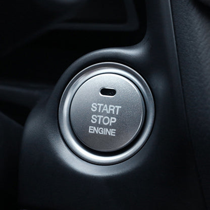 อลูมิเนียม 3D เครื่องยนต์ Start Stop Push ปุ่มฝาครอบสติกเกอร์ตกแต่งสำหรับ Mazda, for Mazda