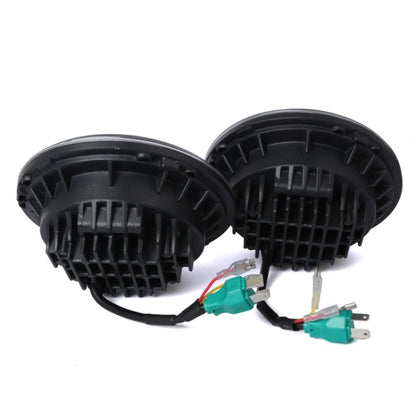 2 PCS 7 นิ้ว IP68 กันน้ำ 6500K 75W CREE LED ไฟหน้า Hi/Lo Beam ขับรถสำหรับ JEEP wrangler JK TJ LJ, 6500K 75W
