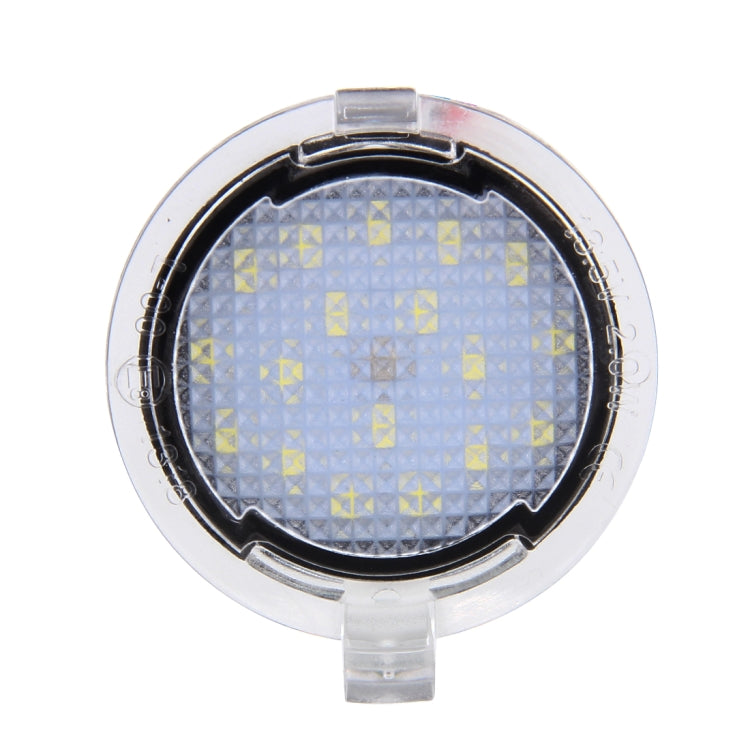 2 ชิ้น DC 12 โวลต์ 2 วัตต์ 6000 พัน 120LM 18-LED ด้านหลังดูกระจก Puddle ไฟโคมไฟสำหรับ Ford 2013-2017 Explorer/2015-2017 Taurus/2015-2017 Edge/2015-2017 Mondeo, For Ford 2013-2017 Explorer