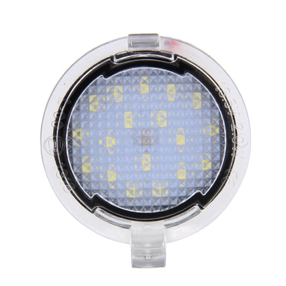 2 ชิ้น DC 12 โวลต์ 2 วัตต์ 6000 พัน 120LM 18-LED ด้านหลังดูกระจก Puddle ไฟโคมไฟสำหรับ Ford 2013-2017 Explorer/2015-2017 Taurus/2015-2017 Edge/2015-2017 Mondeo, For Ford 2013-2017 Explorer
