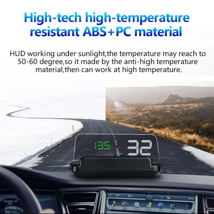 T900 รถ GPS HUD Virtual HD Reflection Board Head-up Display, ความเร็วและระยะทางในการขับขี่ / การแสดงเวลา, ความเร็วและแรงดันไฟฟ้าเกิน & สัญญาณเตือนแรงดันต่ำ, การขับขี่เมื่อยล้า, T900  Green + White, T900 Blue + White, T900  White