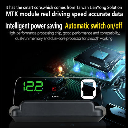 T900 รถ GPS HUD Virtual HD Reflection Board Head-up Display, ความเร็วและระยะทางในการขับขี่ / การแสดงเวลา, ความเร็วและแรงดันไฟฟ้าเกิน & สัญญาณเตือนแรงดันต่ำ, การขับขี่เมื่อยล้า, T900  Green + White, T900 Blue + White, T900  White