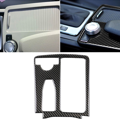คาร์บอนไฟเบอร์ซ้ายเกียร์ตำแหน่งแผงสติกเกอร์ตกแต่งสำหรับMercedes-Benz W204 2007-2013 / W212 2010-2012, Left Drive Gear Position (W212)