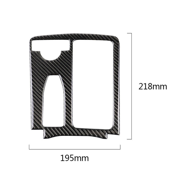 คาร์บอนไฟเบอร์ซ้ายเกียร์ตำแหน่งแผงสติกเกอร์ตกแต่งสำหรับMercedes-Benz W204 2007-2013 / W212 2010-2012, Left Drive Gear Position (W212)