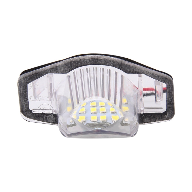 2 ชิ้น DC 12 โวลต์ 2 วัตต์ 120LM 6000 พัน LED ป้ายทะเบียนแสง 18-SMD 3528 หลอดไฟโคมไฟสำหรับฮอนด้าแจ๊ส (FIT) 02-17, Odyssay 08-17, สตรีม 01-05, CR-V 07-17, For Honda JAZZ(FIT)