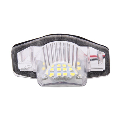2 ชิ้น DC 12 โวลต์ 2 วัตต์ 120LM 6000 พัน LED ป้ายทะเบียนแสง 18-SMD 3528 หลอดไฟโคมไฟสำหรับฮอนด้าแจ๊ส (FIT) 02-17, Odyssay 08-17, สตรีม 01-05, CR-V 07-17, For Honda JAZZ(FIT)