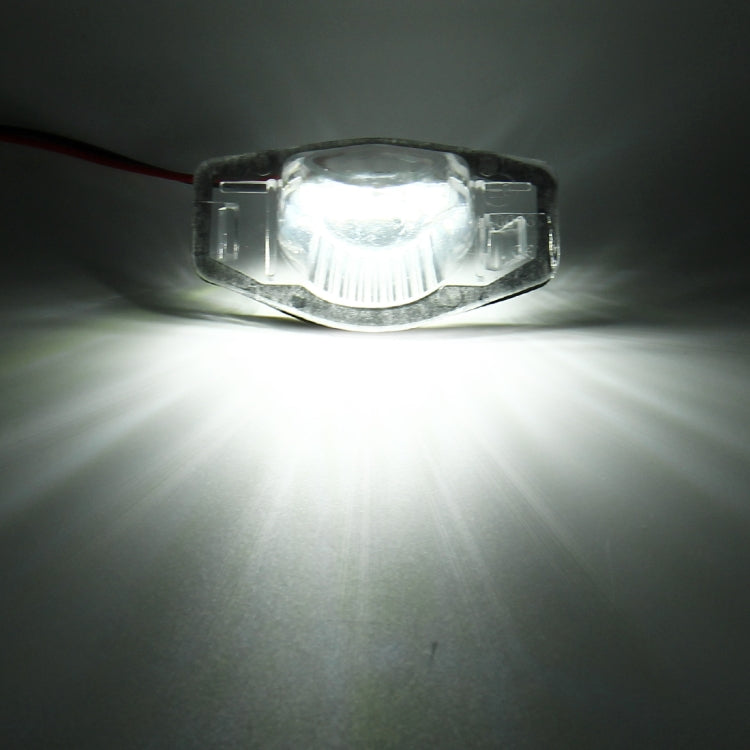2 ชิ้น DC 12 โวลต์ 2 วัตต์ 120LM 6000 พัน LED ป้ายทะเบียนแสง 18-SMD 3528 หลอดไฟโคมไฟสำหรับฮอนด้าแจ๊ส (FIT) 02-17, Odyssay 08-17, สตรีม 01-05, CR-V 07-17, For Honda JAZZ(FIT)