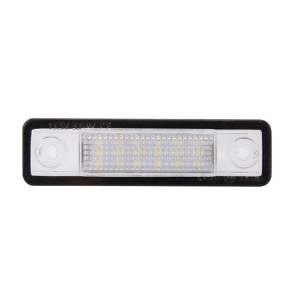 2 ชิ้น DC 12 โวลต์ 2 วัตต์ 120LM 6000 พัน LED ป้ายทะเบียนแสง 18-SMD หลอดไฟโคมไฟสำหรับ Astra F 91-98, G Estate (F69) 98-05, Opel Corsa B 93-00, Omega A 86-94, For Astra/Opel Corsa