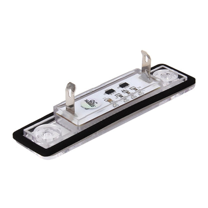 2 ชิ้น DC 12 โวลต์ 2 วัตต์ 120LM 6000 พัน LED ป้ายทะเบียนแสง 18-SMD หลอดไฟโคมไฟสำหรับ Astra F 91-98, G Estate (F69) 98-05, Opel Corsa B 93-00, Omega A 86-94, For Astra/Opel Corsa