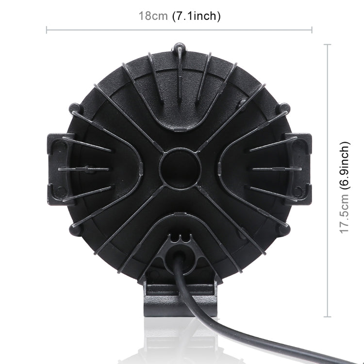 2 ชิ้น 51 วัตต์ 3500LM 6500 พันแสงสีขาว 17 LED รถกันน้ำเรือทะเลทำงานไฟสปอตไลท์หลอดไฟ LED, 30 องศาปรับได้, DC 10-30 โวลต์, 51W, Spot Light+51W