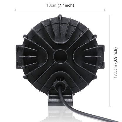 2 ชิ้น 51 วัตต์ 3500LM 6500 พันแสงสีขาว 17 LED รถกันน้ำเรือทะเลทำงานไฟสปอตไลท์หลอดไฟ LED, 30 องศาปรับได้, DC 10-30 โวลต์, 51W, Spot Light+51W