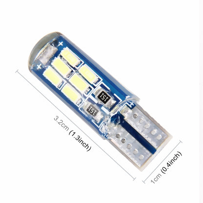 2 ชิ้น T10 / W5W / 194/168/501 1.3 วัตต์ 9 LEDs SMD 4014 80 LM 7500K รถโคมไฟอ่านหนังสือไฟกวาดล้าง, DC 12V (แสงสีขาวนวล), 2 PCS 1.3W 9 LEDs