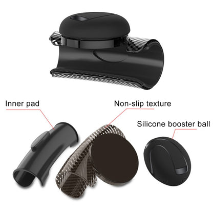 3R-2151 รถยนต์ พวงมาลัยสากล ลูกบิดปินเนอร์ เสริม Booster Aid Control Handle พวงมาลัยรถ Booster ล้อ Strengthener Auto Spinner KNOB Ball, 3R-2151 (Black), 3R-2151 (Blue)