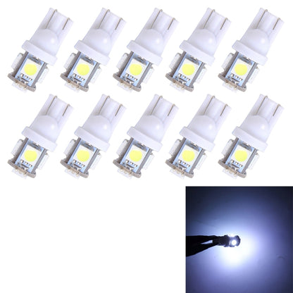 10PCS T10 3W 5500K SMD 5050 5 ไฟ LED รถ Clearance ไฟ DC 12V, 5630-5smd LED