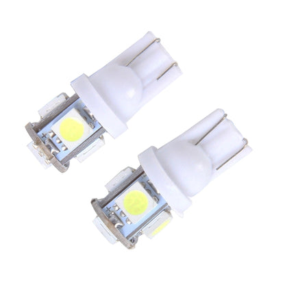 10PCS T10 3W 5500K SMD 5050 5 ไฟ LED รถ Clearance ไฟ DC 12V, 5630-5smd LED