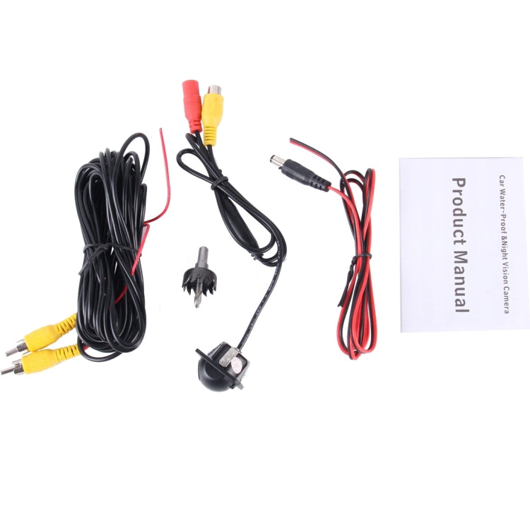 720 × 540 พิกเซลที่มีประสิทธิภาพ PAL 50HZ / NTSC 60HZ CMOS II กล้องมองหลังรถยนต์กันน้ำแบบสากล, DC 12V, ความยาวสายไฟ: 4 ม., Waterproof