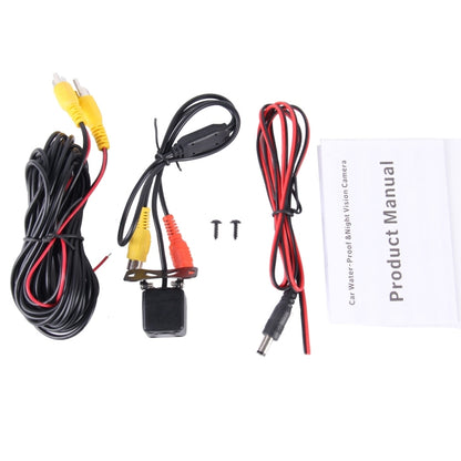 720 × 540 พิกเซลที่มีประสิทธิภาพ PAL 50HZ / NTSC 60HZ CMOS II กล้องมองหลังรถยนต์แบบกันน้ำอเนกประสงค์พร้อมหลอดไฟ LED 4 ดวง, DC 12V, ความยาวสายไฟ: 4 ม., 4 LED Lamp