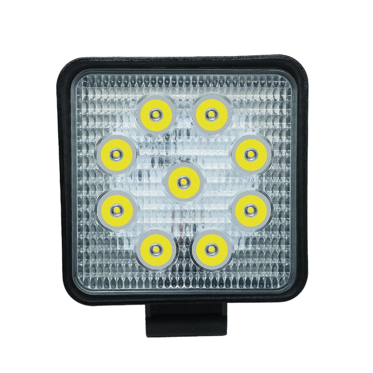 6.7W แสงสีขาวรูปสี่เหลี่ยมกันน้ำ รถ เรือ Marine ไฟทำงานสปอตไลท์หลอดไฟ LED, DC 9-30V, 27W