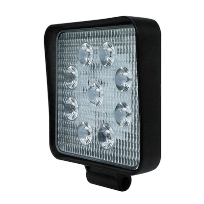 6.7W แสงสีขาวรูปสี่เหลี่ยมกันน้ำ รถ เรือ Marine ไฟทำงานสปอตไลท์หลอดไฟ LED, DC 9-30V, 27W