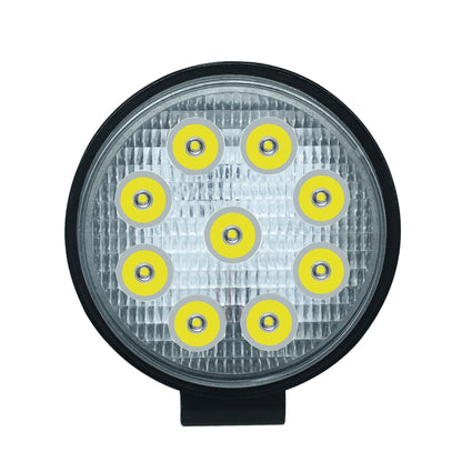 6.7W แสงสีขาวทรงกลมรถกันน้ำเรือ Marine ไฟทำงาน Spotlight หลอดไฟ LED, DC 9-30V, 27W