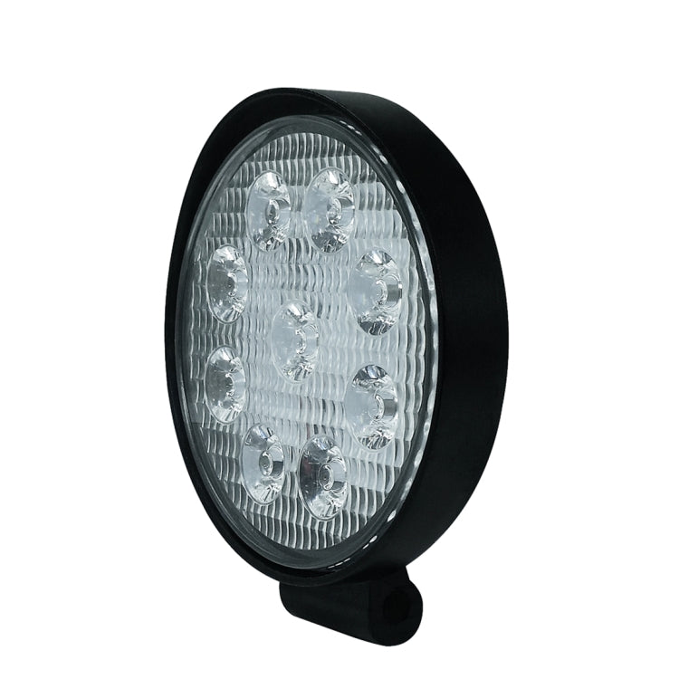 6.7W แสงสีขาวทรงกลมรถกันน้ำเรือ Marine ไฟทำงาน Spotlight หลอดไฟ LED, DC 9-30V, 27W
