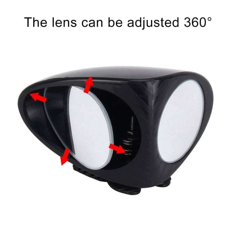 3R-046 กระจกมองข้างแบบหมุนได้ 360 องศาสำหรับออโต้คาร์, Right Black, Right White