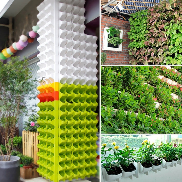 PP Planter กระถางดอกไม้แขวนผนังสวนแขวน STACKABLE Garden อุปกรณ์