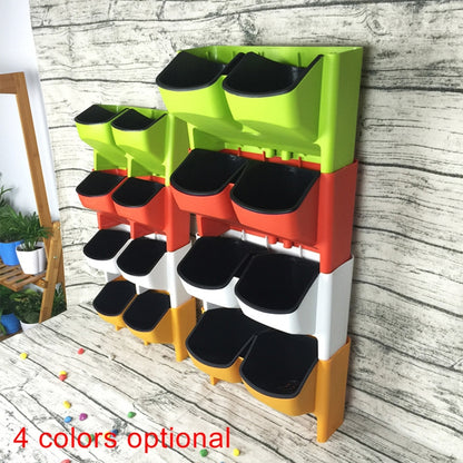 PP Planter กระถางดอกไม้แขวนผนังสวนแขวน STACKABLE Garden อุปกรณ์