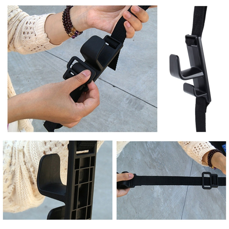 SHUNWEI SD-2512 รถ Headrest Hook Universal Adjustable รถกลับที่นั่ง Headrest Hanger ผู้ถือตะขอสำหรับกระเป๋าผ้าร้านขายของชำ, SD-2512