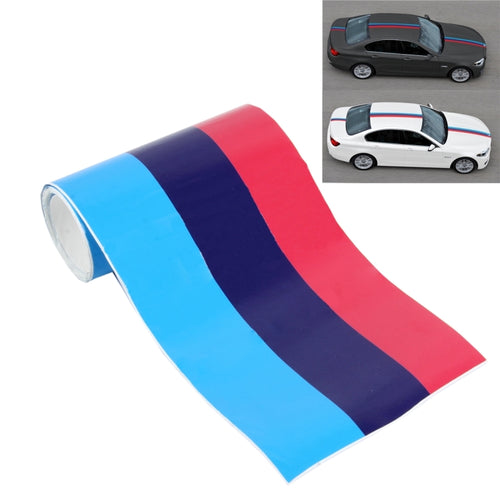 ฟิล์มสติ๊กเกอร์ห่อพลาสติกรถยนต์ 5 ม, Strip Line Style, French Flag