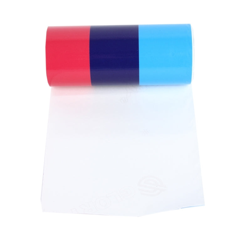 ฟิล์มสติ๊กเกอร์ห่อพลาสติกรถยนต์ 5 ม, Strip Line Style, French Flag
