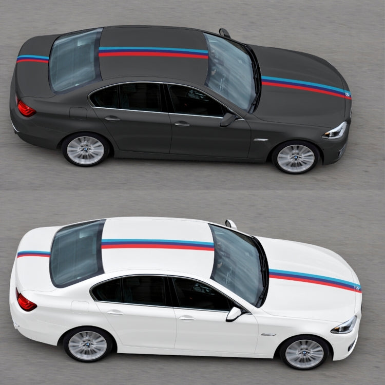 ฟิล์มสติ๊กเกอร์ห่อพลาสติกรถยนต์ 5 ม, Strip Line Style, French Flag