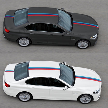 ฟิล์มสติ๊กเกอร์ห่อพลาสติกรถยนต์ 5 ม, Strip Line Style, French Flag