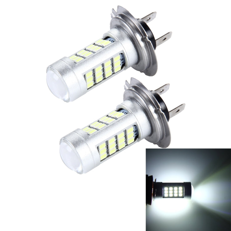 2 ชิ้น H7 10W 900LM 8000K 42 ไฟ LED SMD-2835 ไฟตัดหมอกรถยนต์, DC 12V (แสงสีขาว), H7