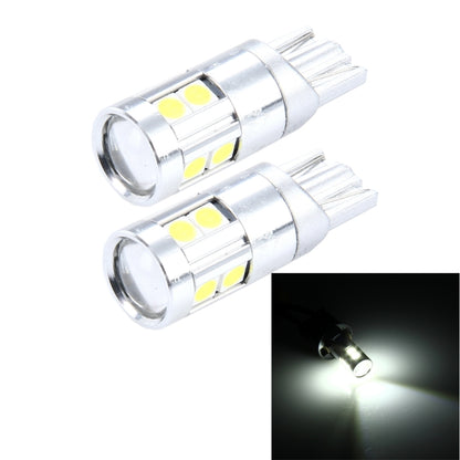 2 ชิ้น T10 5W 8 SMD-3030 ไฟ LED รถกวาดล้างไฟ DC 12V, 8 SMD-3030 LEDs, T10+5W Red Light
