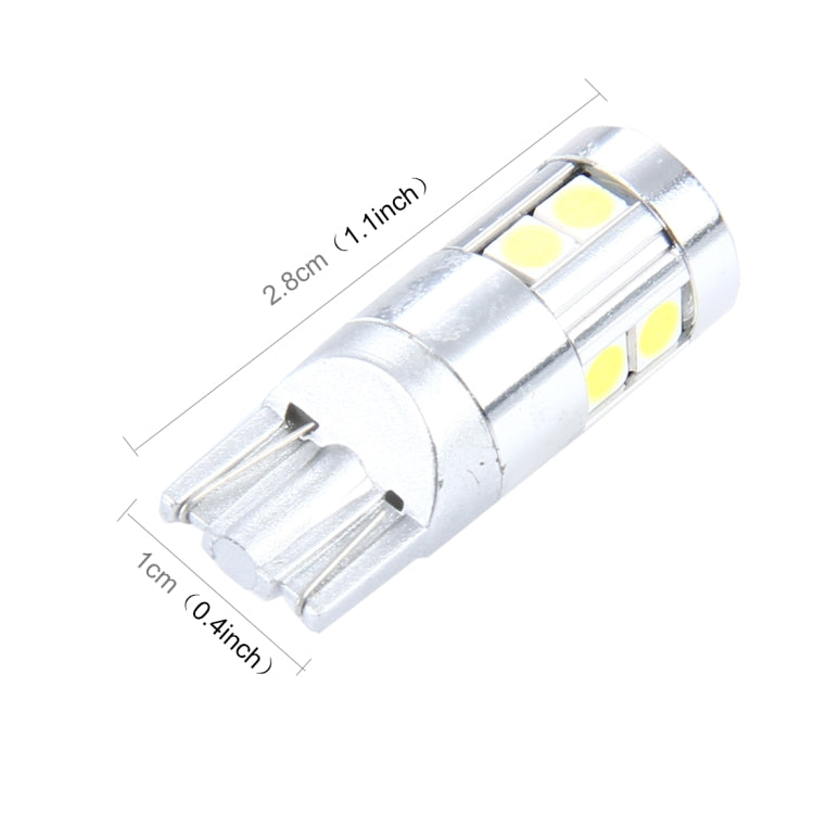 2 ชิ้น T10 5W 8 SMD-3030 ไฟ LED รถกวาดล้างไฟ DC 12V, 8 SMD-3030 LEDs, T10+5W Red Light