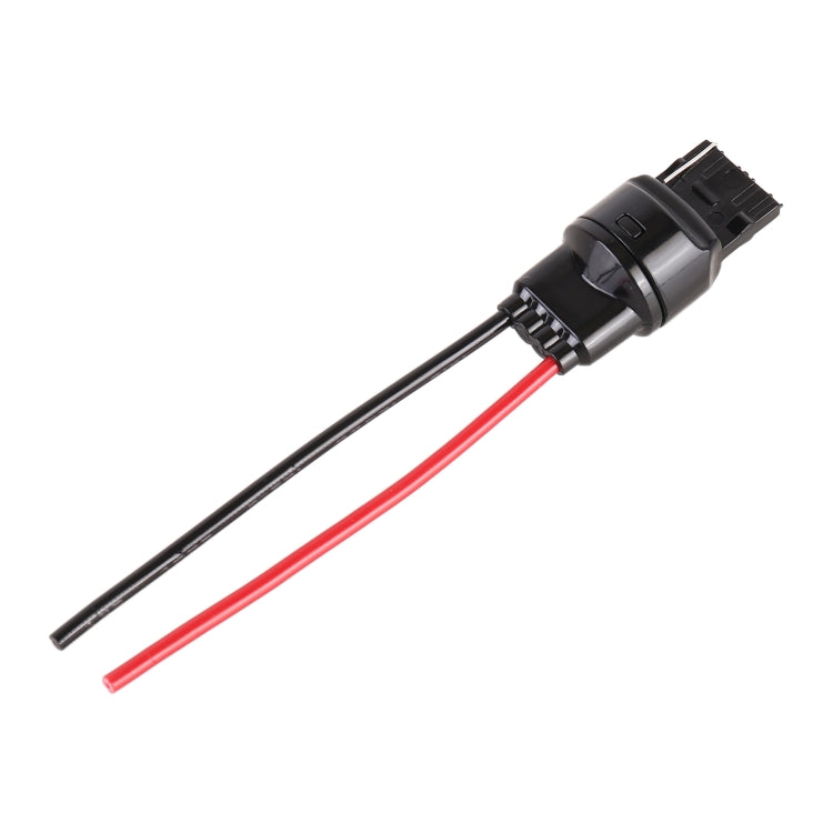 1 คู่ T20 / 7440 ฐานผู้ถือหลอดไฟซ็อกเก็ตชายพร้อมลวด, T20 / 7440