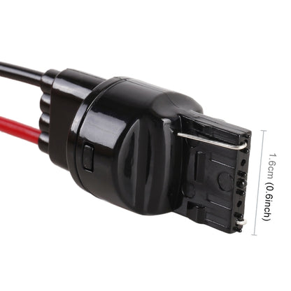 1 คู่ T20 / 7440 ฐานผู้ถือหลอดไฟซ็อกเก็ตชายพร้อมลวด, T20 / 7440